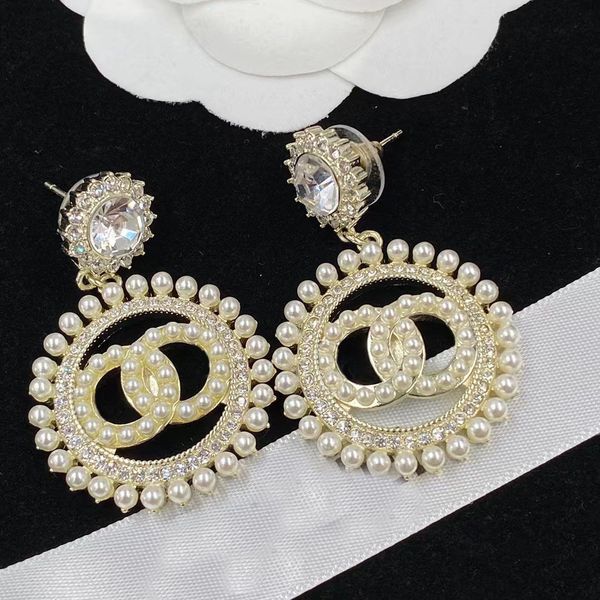 dangle earrings designer women luxury earrings designers brand two letter crystal rhinestone pearl hoop geometric classic wedding party with, Silver
dangle earrings designer women luxury earrings designers brand two letter crystal rhinestone pearl hoop geometric classic wedding party with, Silver
