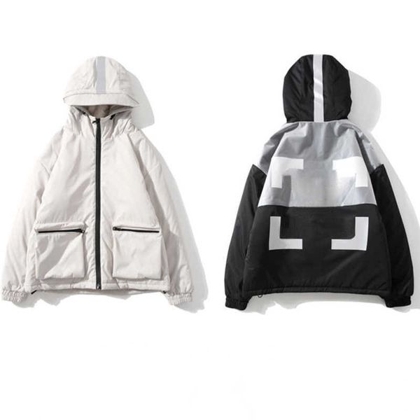 designer jacket men women hooded jackets off 3m reflective cardigan windbreaker mens zip parka waterproof outdoor sports overcoat, Black
designer jacket men women hooded jackets off 3m reflective cardigan windbreaker mens zip parka waterproof outdoor sports overcoat, Black