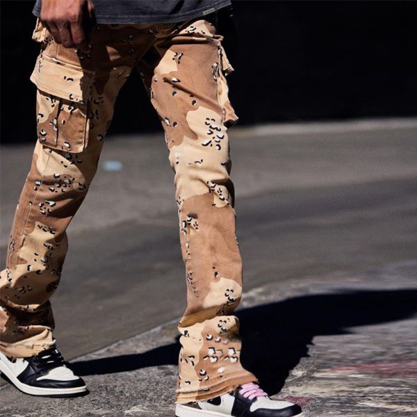 men's pants high street mens casual straight fashion mid waist button trouser autumn vintage men long pant 230215, Black
men's pants high street mens casual straight fashion mid waist button trouser autumn vintage men long pant 230215, Black