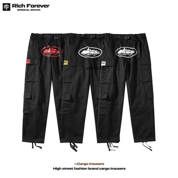 corte american style multi pocket printed black overalls men's fashion brand loose straight tube drawstring leggings
corte american style multi pocket printed black overalls men's fashion brand loose straight tube drawstring leggings