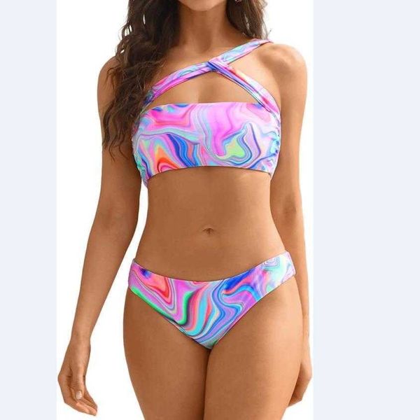 bikini color oblique shoulder strap ladies spring swimsuit backless low, White;black
bikini color oblique shoulder strap ladies spring swimsuit backless low, White;black
