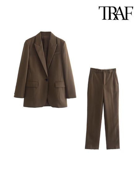 womens two piece pants traf women fashion front button office wear blazer coat and high waist zipper fly trousers female two piece sets muje, White
womens two piece pants traf women fashion front button office wear blazer coat and high waist zipper fly trousers female two piece sets muje, White
