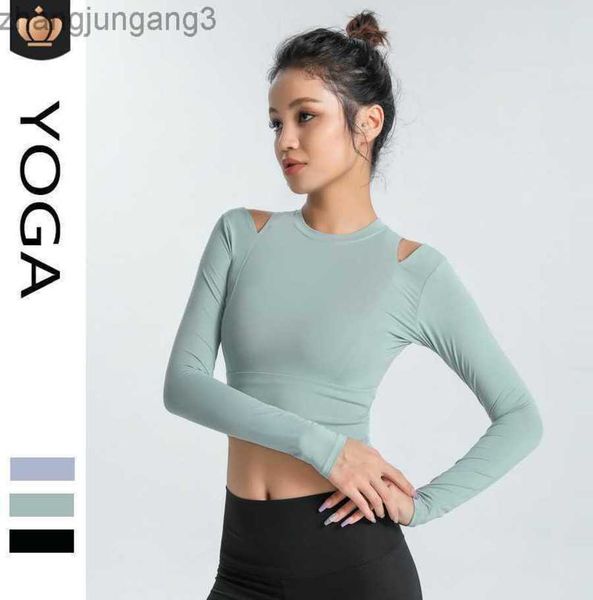 t shirt alos yoga women's spring and short off-shoulder sports tights appear thin and wear navel yoga fitness long sleeves 23gg, White
t shirt alos yoga women's spring and short off-shoulder sports tights appear thin and wear navel yoga fitness long sleeves 23gg, White
