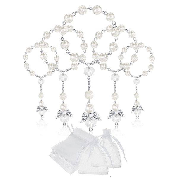 charm bracelets 30 pcs baptism acrylic rosary beads mini rosaries angel with organza bags for the first communion party favors 230215, Golden;silver
charm bracelets 30 pcs baptism acrylic rosary beads mini rosaries angel with organza bags for the first communion party favors 230215, Golden;silver