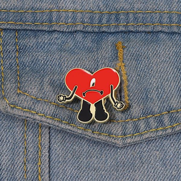 cartoon red heart brooch expression gold plated paint enamel pins zinc alloy brooches for women denim shirt badge fashion accessories jewelr, Gray
cartoon red heart brooch expression gold plated paint enamel pins zinc alloy brooches for women denim shirt badge fashion accessories jewelr, Gray