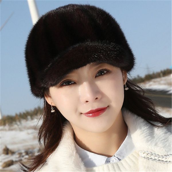 stingy brim hats natural mink harppihop fur real men's and women baseball cap handmade warm winter 230215, Blue;gray
stingy brim hats natural mink harppihop fur real men's and women baseball cap handmade warm winter 230215, Blue;gray