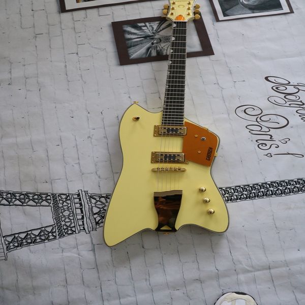 light yellow heterotypic high-quality six-string electric guitar with high-end pickup. our store can customize various electric guitars
light yellow heterotypic high-quality six-string electric guitar with high-end pickup. our store can customize various electric guitars