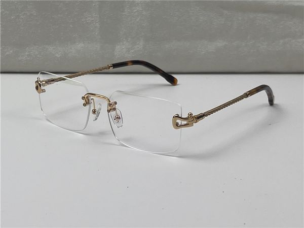 selling vintage optical glasses rimless lens braided chain and chain buckle temple glasses business fashion avant-garde decorative eyewear 8, Black
selling vintage optical glasses rimless lens braided chain and chain buckle temple glasses business fashion avant-garde decorative eyewear 8, Black