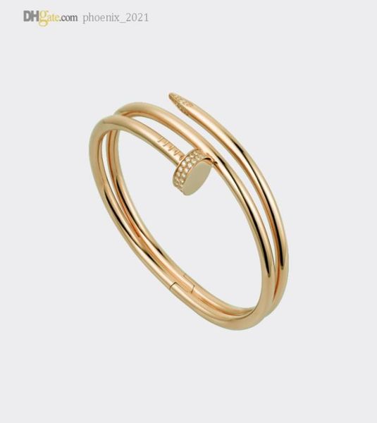designer bracelets nail bracelet mens bangle women gold bracelet diamond 20 luxury jewelry titanium steel goldplated never fade 1374914, Black
designer bracelets nail bracelet mens bangle women gold bracelet diamond 20 luxury jewelry titanium steel goldplated never fade 1374914, Black