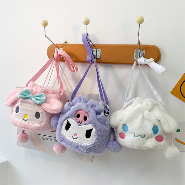 cute girl's one-shoulder messenger bag cartoon plush drawstring bucket bag versatile storage bag for women
cute girl's one-shoulder messenger bag cartoon plush drawstring bucket bag versatile storage bag for women