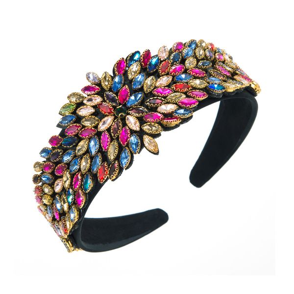 luxury rhinestone headband baroque crystal hairbands colorful diamond headbands fashion hiarjewelry hairhoop accessory for women girls, Silver
luxury rhinestone headband baroque crystal hairbands colorful diamond headbands fashion hiarjewelry hairhoop accessory for women girls, Silver
