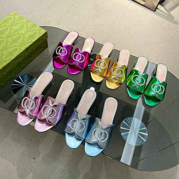 women rhinestone sandals slippers slide summer new leather low heel soft green temperament fish mouth fashion designer indoor l comfort flip, Black
women rhinestone sandals slippers slide summer new leather low heel soft green temperament fish mouth fashion designer indoor l comfort flip, Black