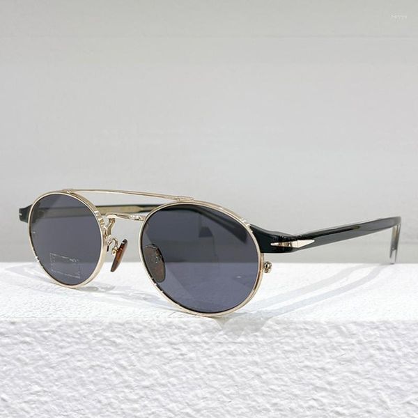 sunglasses round pure titanium acetate luxury db 1042/s men fashion orignal brand handmade glasses women retro eyewear with case, White;black
sunglasses round pure titanium acetate luxury db 1042/s men fashion orignal brand handmade glasses women retro eyewear with case, White;black