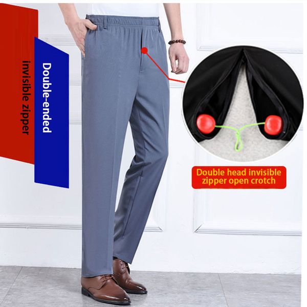 mens pants invisible double zipper opencrotch pants mens quickdrying convenient pant ice silk casual pant elastic waist mens black pant 2302
mens pants invisible double zipper opencrotch pants mens quickdrying convenient pant ice silk casual pant elastic waist mens black pant 2302