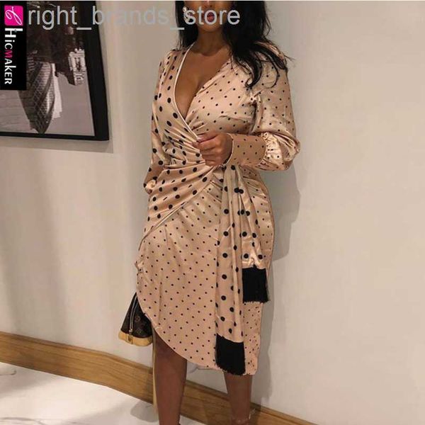 street style dresses women polka dot spliced wrap dress vneck long sleeve spring fall elegant bodycon party dress0216v23, Black;pink
street style dresses women polka dot spliced wrap dress vneck long sleeve spring fall elegant bodycon party dress0216v23, Black;pink