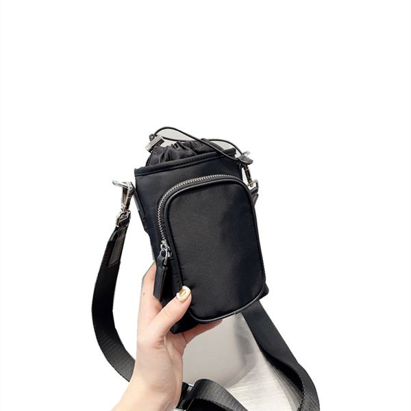 fashion small bucket bag with drawstring classic black shoulder bags women & men nylon handbag tote phone wallet purese
fashion small bucket bag with drawstring classic black shoulder bags women & men nylon handbag tote phone wallet purese