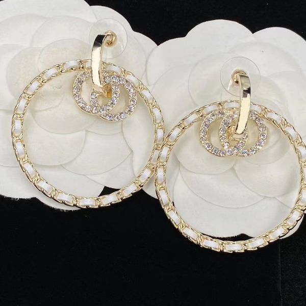 women's luxurious diamond gold white hoop earrings girls set two letters designer jewelry earring designer women valentine's day g, Golden;silver
women's luxurious diamond gold white hoop earrings girls set two letters designer jewelry earring designer women valentine's day g, Golden;silver