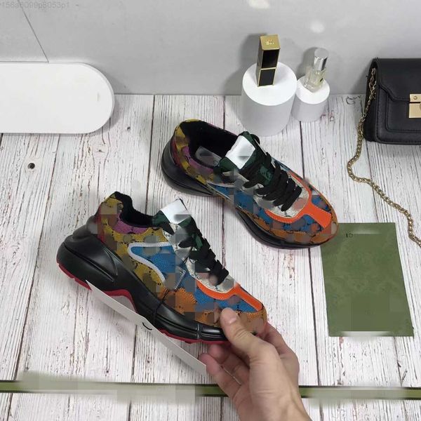 2022 designer shoes rhyton sneakers beige men trainers vintage luxury chaussures ladies size 35-45 kjm, Red;white
2022 designer shoes rhyton sneakers beige men trainers vintage luxury chaussures ladies size 35-45 kjm, Red;white