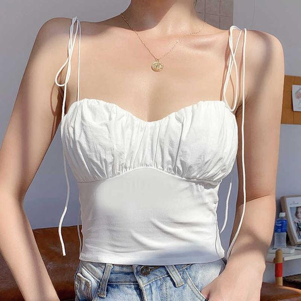 women's tanks camis women ruched camis crop summer elegant slim casual streetwear clothes bandage spaghetti strap 2020 fashion white v
women's tanks camis women ruched camis crop summer elegant slim casual streetwear clothes bandage spaghetti strap 2020 fashion white v