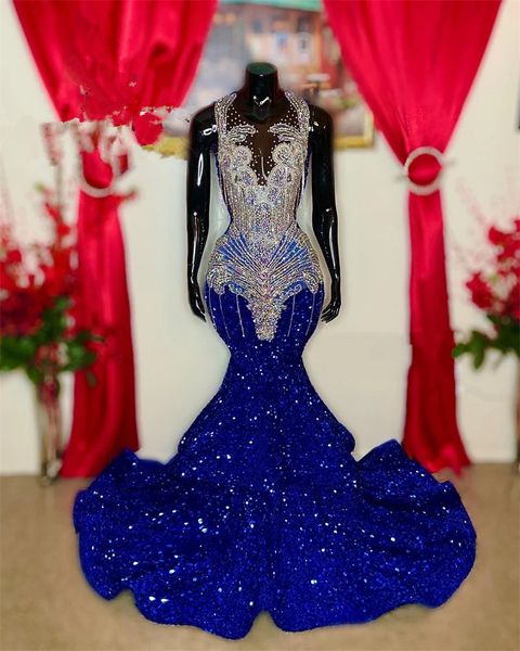 sparkly royal blue o neck long evening dresses black girls 2023 gillter celebrity prom beaded birthday party gowns mermaid, Black;red
sparkly royal blue o neck long evening dresses black girls 2023 gillter celebrity prom beaded birthday party gowns mermaid, Black;red