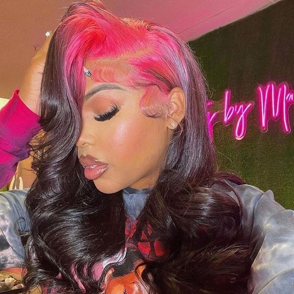 black ombre pink lace front human hair wig for women 5x5 transparent lace body wave wigs with baby hair synthetic
black ombre pink lace front human hair wig for women 5x5 transparent lace body wave wigs with baby hair synthetic