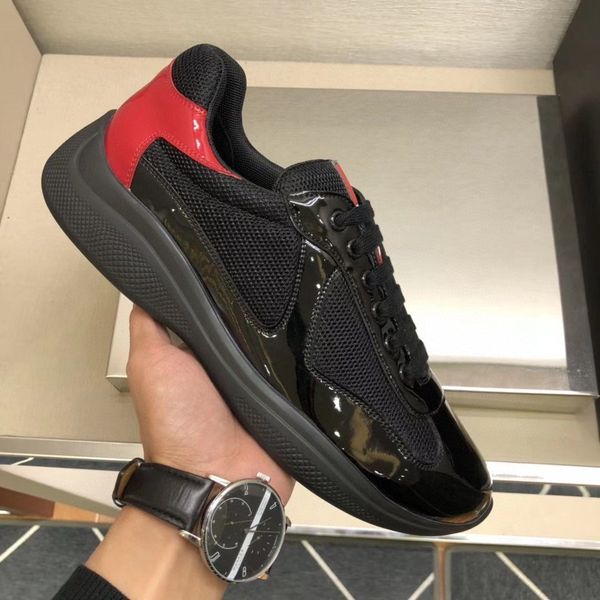 23s luxury mens casual sneaker shoes american cup technical fabric black red white sneakers shoe patent leather lace up outdoor runner train
23s luxury mens casual sneaker shoes american cup technical fabric black red white sneakers shoe patent leather lace up outdoor runner train