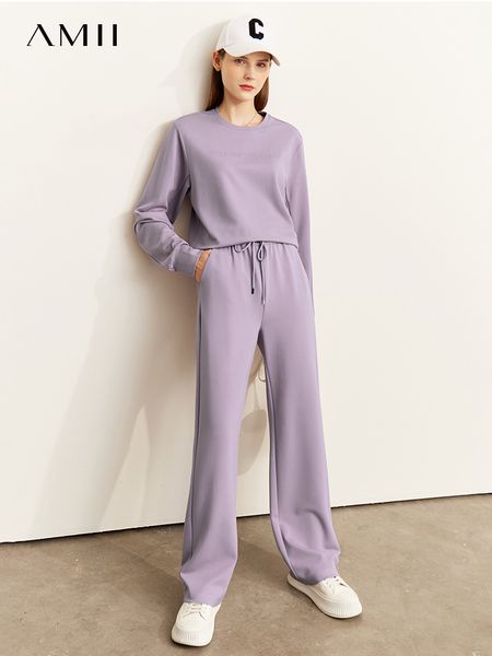 womens two piece pants amii minimalist autumn suit long sleeve sweatshirt casual elegant fashion wide leg trousers skirt separately 12240924, White
womens two piece pants amii minimalist autumn suit long sleeve sweatshirt casual elegant fashion wide leg trousers skirt separately 12240924, White