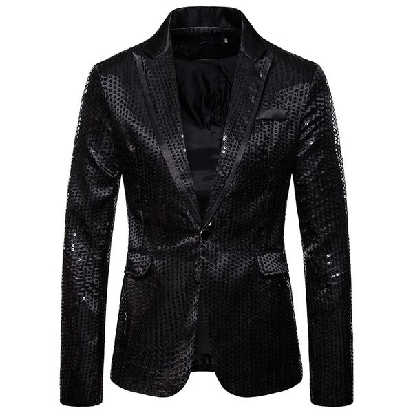 mens suits blazers fashion black sequin mens shiny suit jacket one button blazer for male nightclub singers stage dress chaqueta hombre 2302, White;black
mens suits blazers fashion black sequin mens shiny suit jacket one button blazer for male nightclub singers stage dress chaqueta hombre 2302, White;black