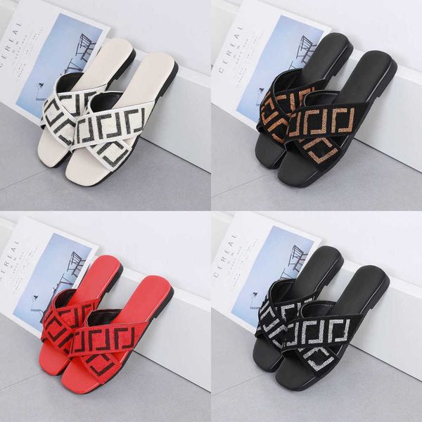 ladies sandals summer flat shoes women slippers luxury designer leather fashion beach f letter drag beach bathroom slides 35--42, Black
ladies sandals summer flat shoes women slippers luxury designer leather fashion beach f letter drag beach bathroom slides 35--42, Black