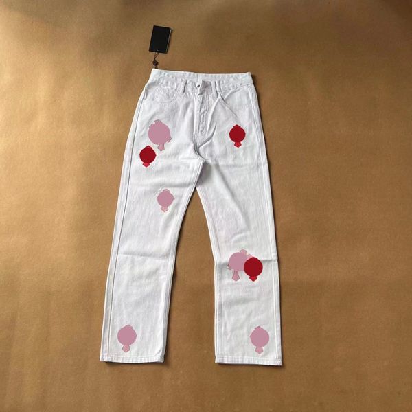 men's jeans mens designer old washed straight trousers heart letter prints for women men casual long style, Blue
men's jeans mens designer old washed straight trousers heart letter prints for women men casual long style, Blue