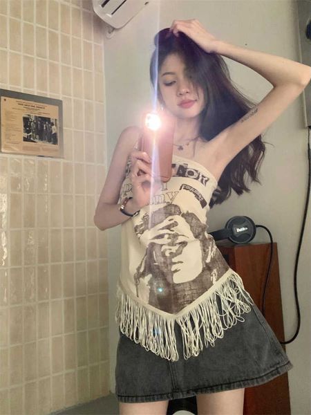 women's tanks camis y2k printing taseel crop vintage casual mini vest sleevessless women fairy retro camis summer harajuku grunge sweet, White
women's tanks camis y2k printing taseel crop vintage casual mini vest sleevessless women fairy retro camis summer harajuku grunge sweet, White