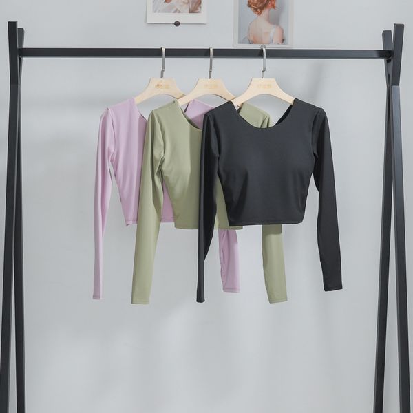 yoga suit with chest pad women's short fitness breathable training running sports blouse long sleeve fall new style 05
yoga suit with chest pad women's short fitness breathable training running sports blouse long sleeve fall new style 05