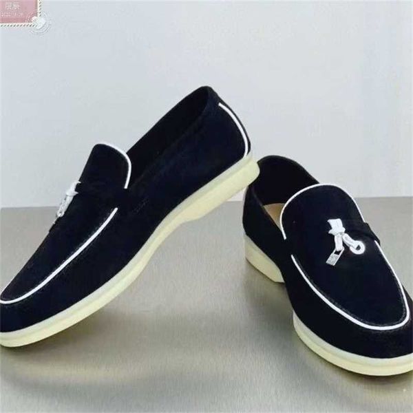 shoes factory designer loropiana 2023 spring and autumn style lp leather color-blocking lazy people put on women's single shoes comfort, Black;white
shoes factory designer loropiana 2023 spring and autumn style lp leather color-blocking lazy people put on women's single shoes comfort, Black;white