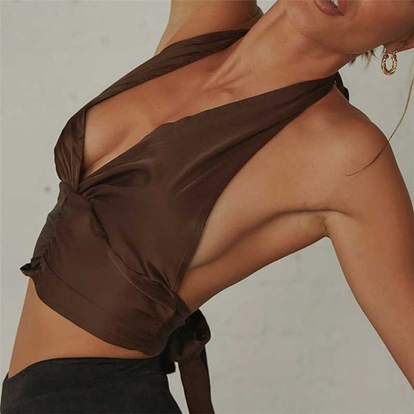 women's tanks camis elegant lady vneck backless bandage crop vest sleevelss halter cami club party outfit 2021 summer women streetwear, White
women's tanks camis elegant lady vneck backless bandage crop vest sleevelss halter cami club party outfit 2021 summer women streetwear, White