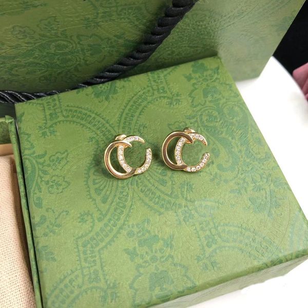 stud earrings brass diamond inlaid letter ladies dazzling fashion gorgeous women designer earring with box and stamps, Golden;silver
stud earrings brass diamond inlaid letter ladies dazzling fashion gorgeous women designer earring with box and stamps, Golden;silver