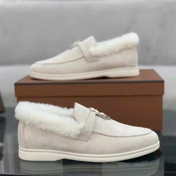 designer loropiana charms shoes autumn winter new lp lefu shoes wool integrated thermal insulation bean flat soles one-foot women, Black;white
designer loropiana charms shoes autumn winter new lp lefu shoes wool integrated thermal insulation bean flat soles one-foot women, Black;white