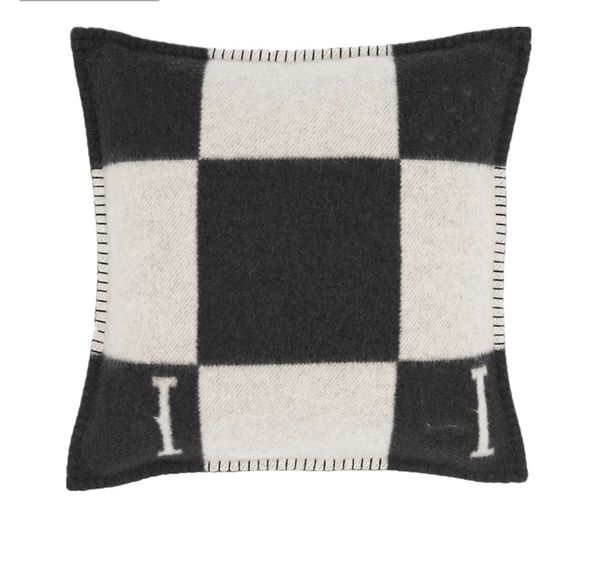 TOP Quailty 90%WOOL Cushion/Decorative Pillow Have Filling 1KG black Living room sofa Ins pillow home Luxury Horse 50&50cm