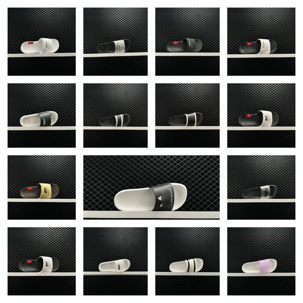 2023 adilette lite slides classic mens womens slippers summer stripe black white lover couple sandal flat casual shoes non-slip flip flops s
2023 adilette lite slides classic mens womens slippers summer stripe black white lover couple sandal flat casual shoes non-slip flip flops s