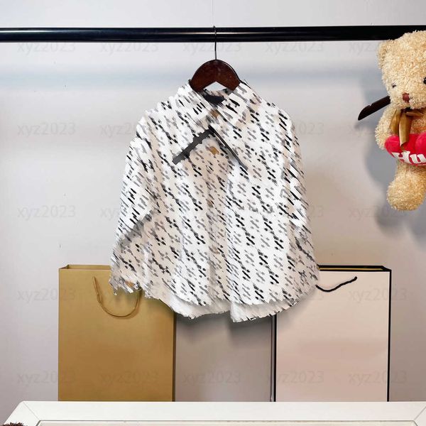 2023 kids clothing baby shirt child blouses spring and autumn pockets on sleeves lapel tide goods letter printing size 110-150 cm, White;black
2023 kids clothing baby shirt child blouses spring and autumn pockets on sleeves lapel tide goods letter printing size 110-150 cm, White;black