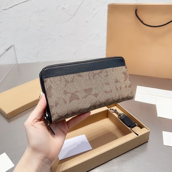 long purse mens wallet designer wallets ladies new fashionable classic letter pattern purses luxury leather womens card holder, Red;black
long purse mens wallet designer wallets ladies new fashionable classic letter pattern purses luxury leather womens card holder, Red;black