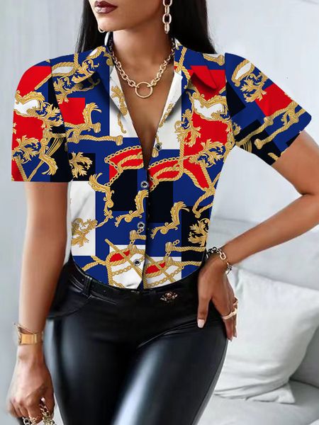 women's blouses shirts spring autumn short sleeve casual blouse women buttons leopard print elegant shirt 230216, White
women's blouses shirts spring autumn short sleeve casual blouse women buttons leopard print elegant shirt 230216, White