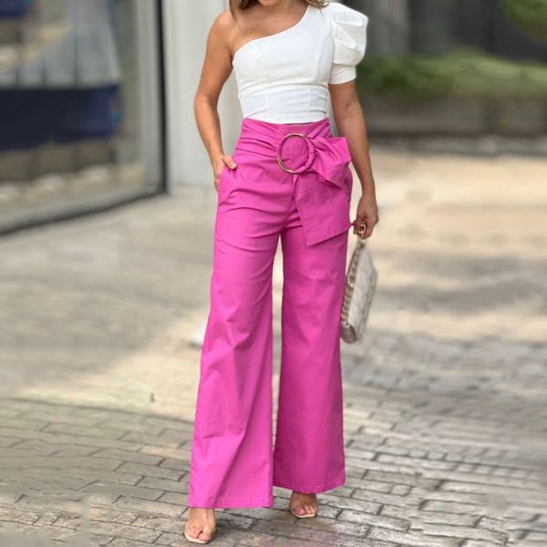 womens two piece pants liyong women set one shoulder puff sleeve solid color loose wide legs lace up with pockets sets 230216, White
womens two piece pants liyong women set one shoulder puff sleeve solid color loose wide legs lace up with pockets sets 230216, White