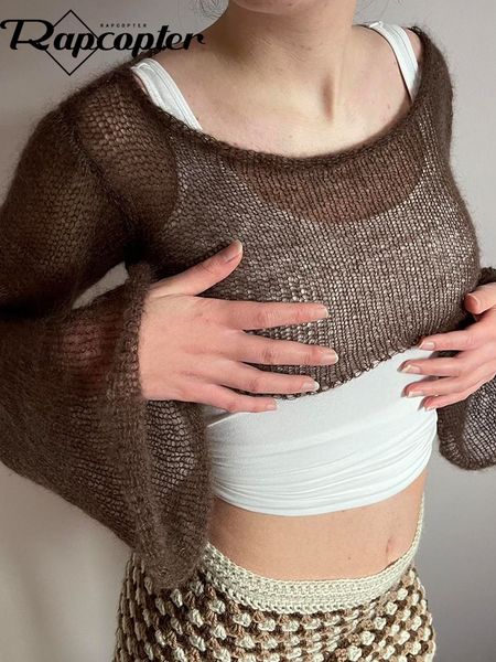 women's t-shirt rapcopter solid knitted crop sun protetcion breathable y2k t shirt o neck long sleeve smock retro basic fashion tee chi, White
women's t-shirt rapcopter solid knitted crop sun protetcion breathable y2k t shirt o neck long sleeve smock retro basic fashion tee chi, White
