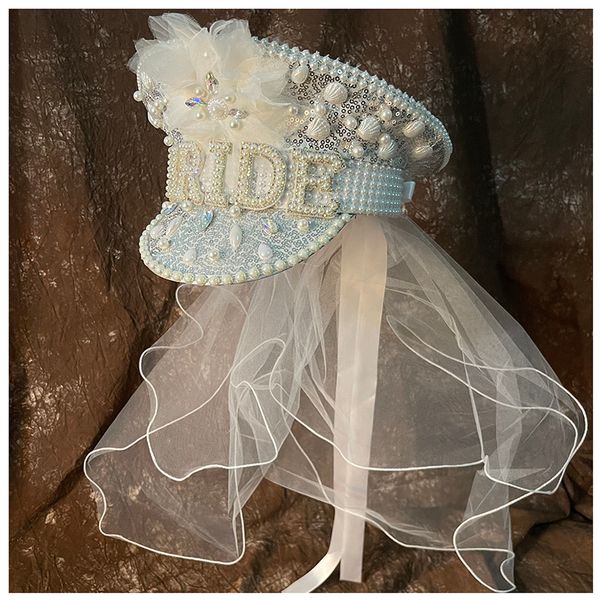 ball cap bride captain hat military luxury sergeant wedding festival birthday part with dress 230215, Blue;gray
ball cap bride captain hat military luxury sergeant wedding festival birthday part with dress 230215, Blue;gray
