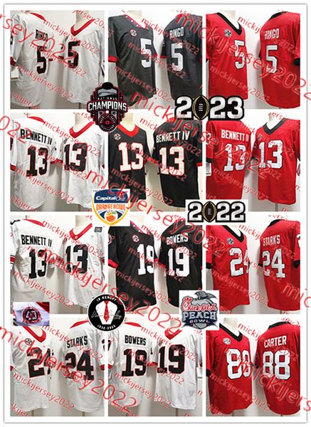 2023 college football champions jersey brock bowers stetson bennett iv jersey kelee ringo malaki starks jalen carter vince dooley peach bowl, Black
2023 college football champions jersey brock bowers stetson bennett iv jersey kelee ringo malaki starks jalen carter vince dooley peach bowl, Black