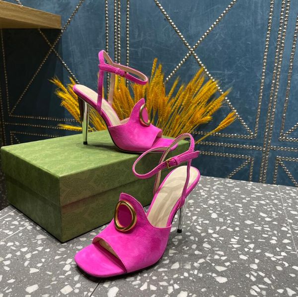new high heel sandals designer shoes fashion 100% leather women's dance suede metal belt buckle thick large 35-42, Black
new high heel sandals designer shoes fashion 100% leather women's dance suede metal belt buckle thick large 35-42, Black