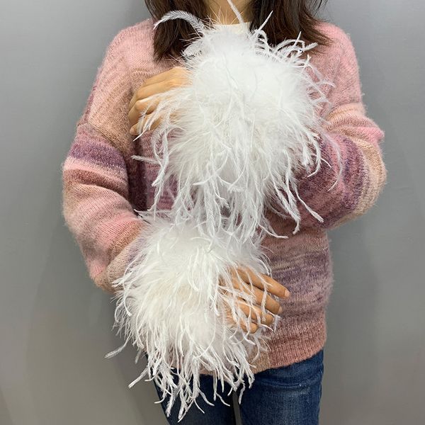 fingerless gloves summer arrivals wider fur cuffs 100 real ostrich feather detachable sleeve warmer s47 230215, Blue;gray
fingerless gloves summer arrivals wider fur cuffs 100 real ostrich feather detachable sleeve warmer s47 230215, Blue;gray