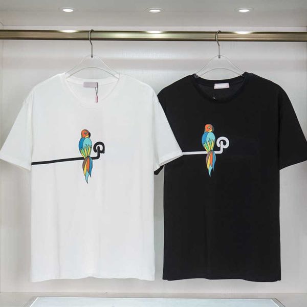 men's plus size tees t shirt designer shirts summer parrot print round neck short-sleeved men and women pullover loose luxury t-shirts, White;black
men's plus size tees t shirt designer shirts summer parrot print round neck short-sleeved men and women pullover loose luxury t-shirts, White;black
