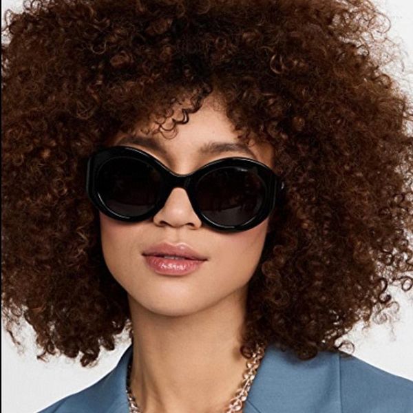 sunglass women men brand designer round for female uv protection outdoor oval shades eyewear unisex, White;black
sunglass women men brand designer round for female uv protection outdoor oval shades eyewear unisex, White;black