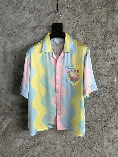 2023 summer exquisite printed shirts man highquality silk material us size luxury designer shirts, White;black
2023 summer exquisite printed shirts man highquality silk material us size luxury designer shirts, White;black
